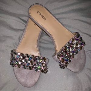 Express Jewel flat sandals